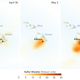 Sulfur dioxide emissoins over Kilauea from April 30-May 5.